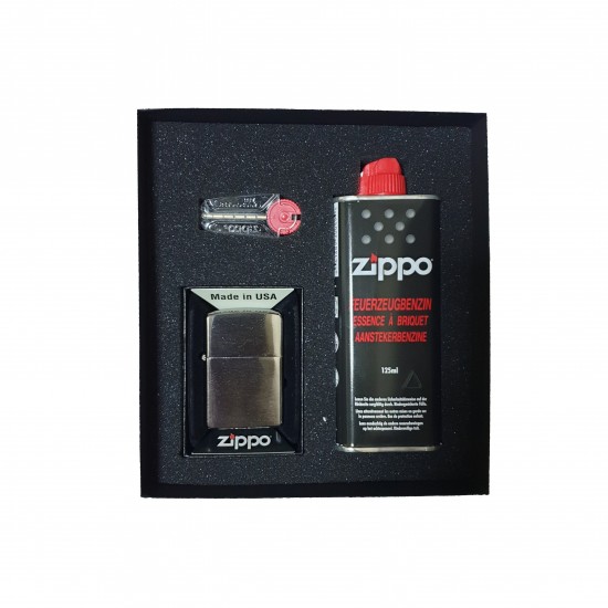 Zippo Chrome Set - Set Cadou Zippo